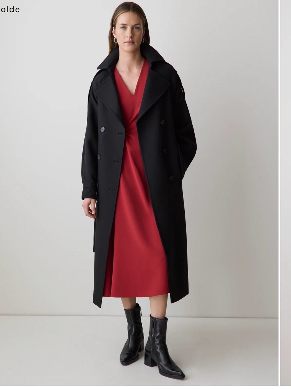 RW&CO dark red dress NWT (14)